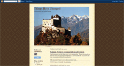 Desktop Screenshot of changedthingshave.blogspot.com
