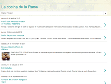 Tablet Screenshot of cocinadelarana.blogspot.com