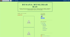 Desktop Screenshot of busanamuslimahras.blogspot.com