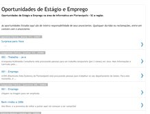 Tablet Screenshot of empregosinformatica.blogspot.com