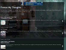Tablet Screenshot of freeze-mythoughts.blogspot.com