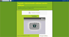 Desktop Screenshot of jugarycuidarelambiente.blogspot.com