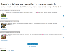 Tablet Screenshot of jugarycuidarelambiente.blogspot.com