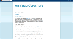 Desktop Screenshot of onlineautobrochure.blogspot.com