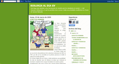 Desktop Screenshot of biologiagv8.blogspot.com
