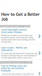 Mobile Screenshot of getting-abetter-job.blogspot.com