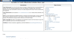 Desktop Screenshot of indexforcooks.blogspot.com