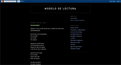 Desktop Screenshot of modelodelectura.blogspot.com