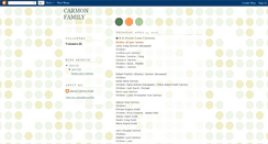 Desktop Screenshot of carmonfamilyreunion.blogspot.com