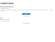 Tablet Screenshot of carmonfamilyreunion.blogspot.com