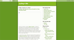 Desktop Screenshot of cycling-4-life.blogspot.com