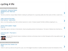 Tablet Screenshot of cycling-4-life.blogspot.com
