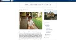 Desktop Screenshot of ninemonthsinvietnam.blogspot.com