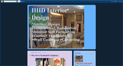 Desktop Screenshot of hhdinteriordesign.blogspot.com