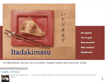 Tablet Screenshot of itadakimasu-shannon.blogspot.com