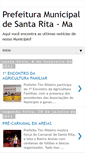 Mobile Screenshot of prefeiturasantarita.blogspot.com