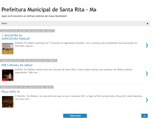 Tablet Screenshot of prefeiturasantarita.blogspot.com