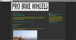 Desktop Screenshot of probikewheels.blogspot.com