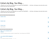 Tablet Screenshot of colinemontano.blogspot.com