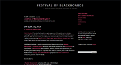 Desktop Screenshot of festivalofblackboards.blogspot.com