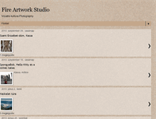 Tablet Screenshot of fireartworkstudio.blogspot.com