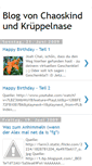 Mobile Screenshot of chaoskind-und-krueppelnase.blogspot.com