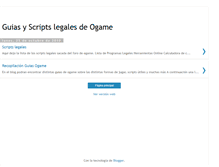 Tablet Screenshot of guiasogame.blogspot.com