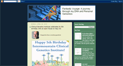 Desktop Screenshot of exploringmygenes.blogspot.com