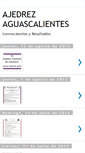 Mobile Screenshot of ajedrezaguascalientes.blogspot.com