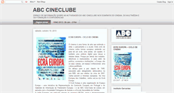 Desktop Screenshot of abc-cineclube.blogspot.com
