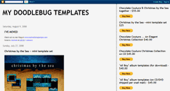 Desktop Screenshot of mydoodlebugdesignstemplates.blogspot.com