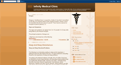 Desktop Screenshot of infinitymedicalclinic.blogspot.com