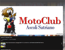 Tablet Screenshot of motoclubascolisatriano.blogspot.com
