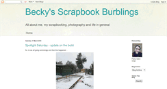 Desktop Screenshot of beckysburblings-beckyg1.blogspot.com