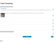 Tablet Screenshot of catesweeney.blogspot.com