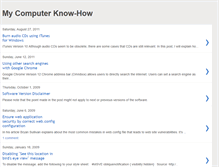 Tablet Screenshot of mycomputerknowhow.blogspot.com