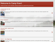 Tablet Screenshot of campkrem.blogspot.com