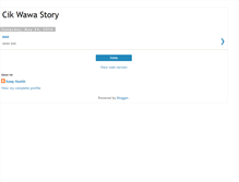Tablet Screenshot of cikwawastory.blogspot.com