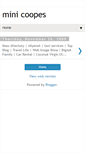 Mobile Screenshot of minicooperforever.blogspot.com