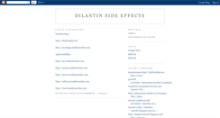 Desktop Screenshot of dilantinsideeffects.blogspot.com