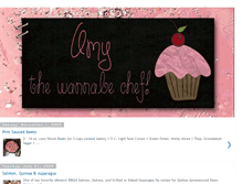 Tablet Screenshot of amythewannabechef.blogspot.com