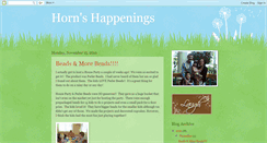 Desktop Screenshot of hornshappenings.blogspot.com