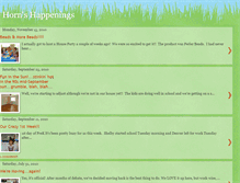 Tablet Screenshot of hornshappenings.blogspot.com