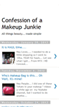 Mobile Screenshot of confessionofamakeupjunkie.blogspot.com