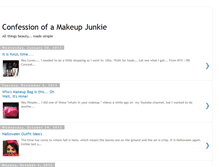 Tablet Screenshot of confessionofamakeupjunkie.blogspot.com