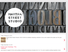 Tablet Screenshot of marthastreetstudio.blogspot.com