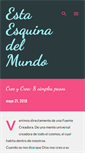 Mobile Screenshot of estaesquinadelmundo.blogspot.com