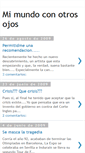 Mobile Screenshot of mimundoconotrosojos.blogspot.com