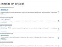 Tablet Screenshot of mimundoconotrosojos.blogspot.com