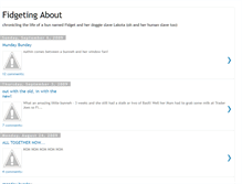 Tablet Screenshot of fidgetingabout.blogspot.com